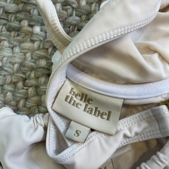 BELLE THE LABEL ORACLE TOP / BARE BOTTOMS Size Small/Medium CREAM - Picture 10 of 14